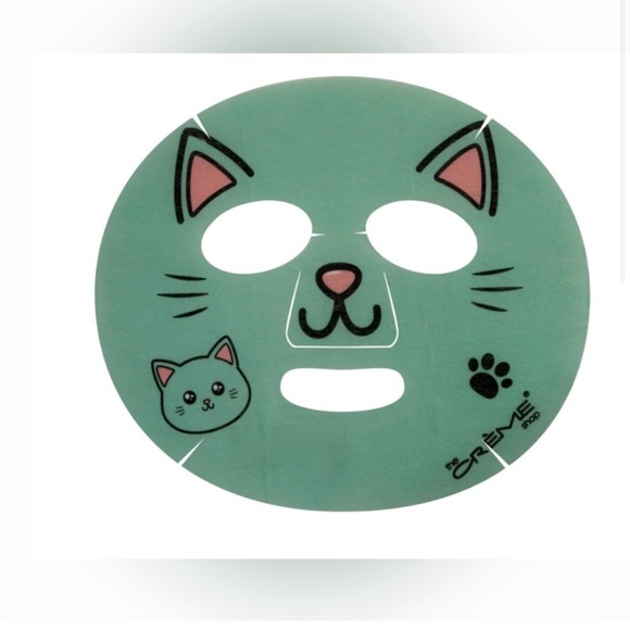 New Crème Be Clear, Skin! Animated Kitten Face Mask - Acne-Fighting Witch Hazel - Picture 2 of 3